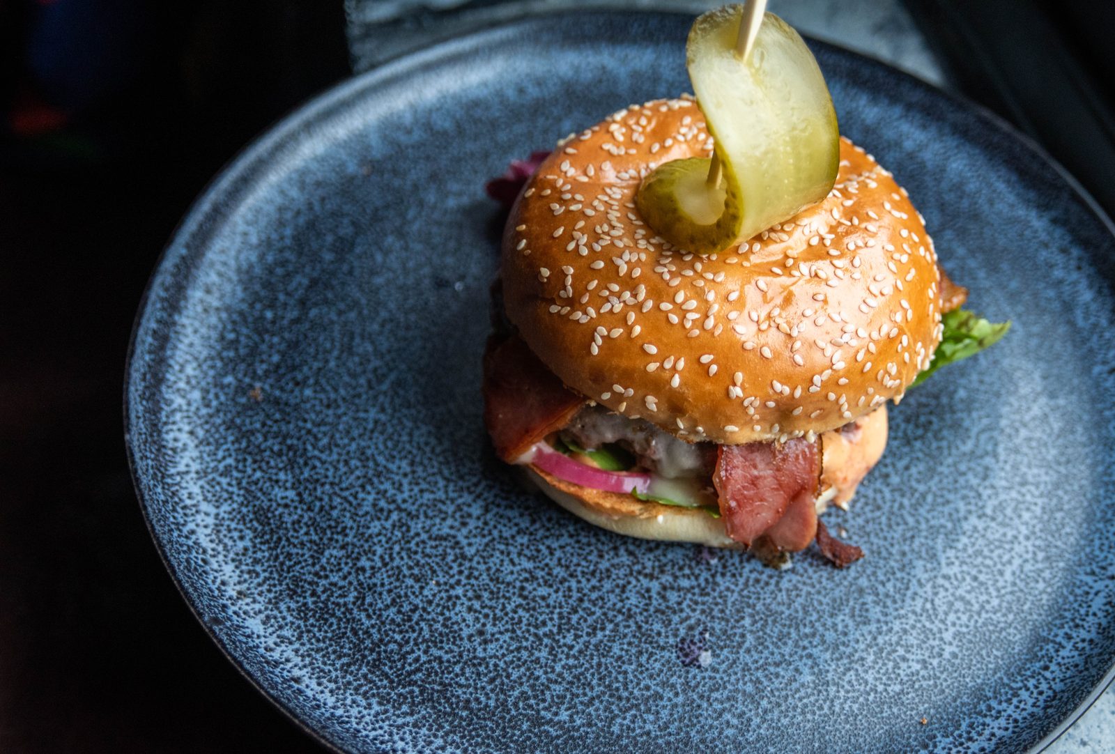 Editorial food photography on a ceramic plate