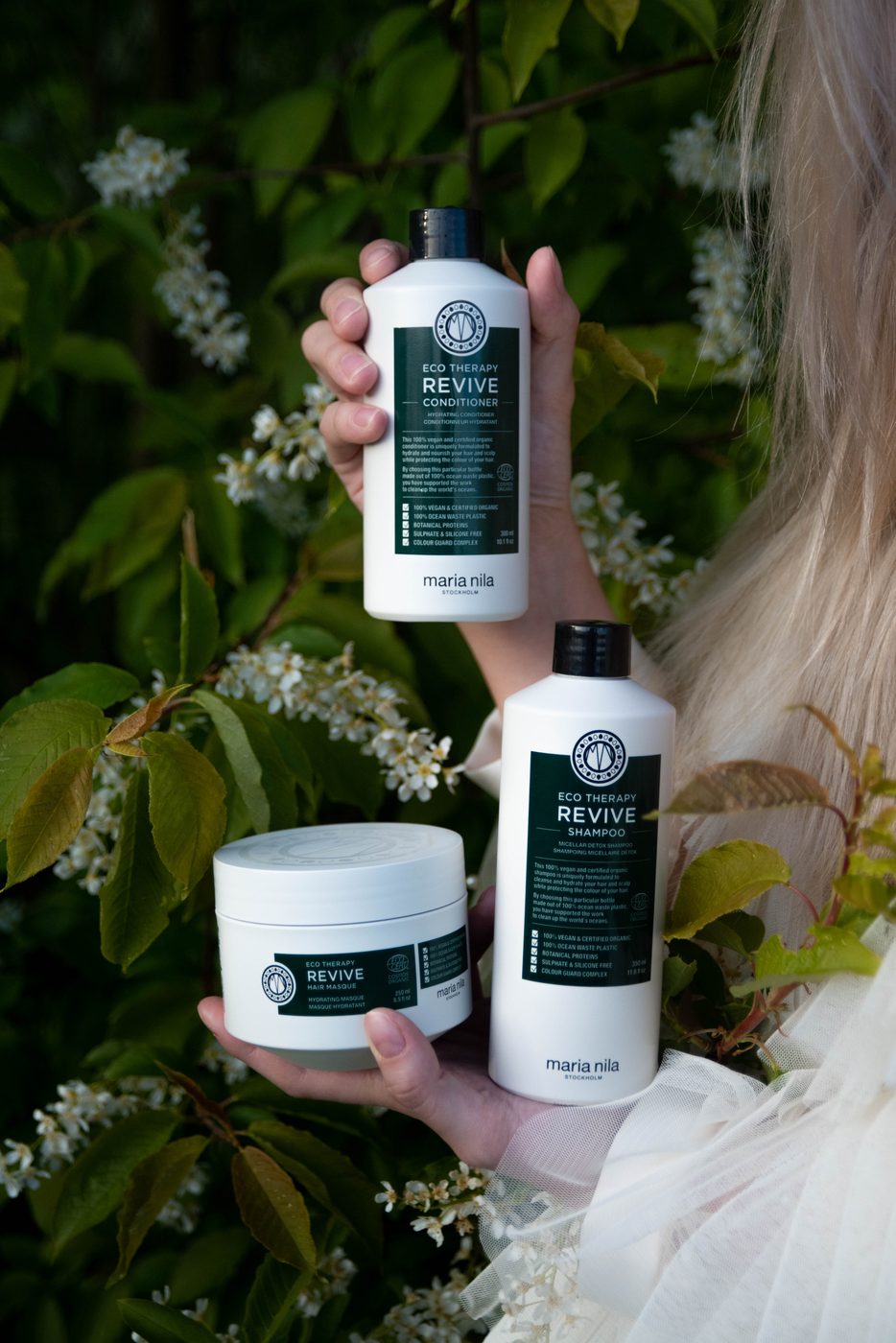 Editorial product photography for Maria Nila