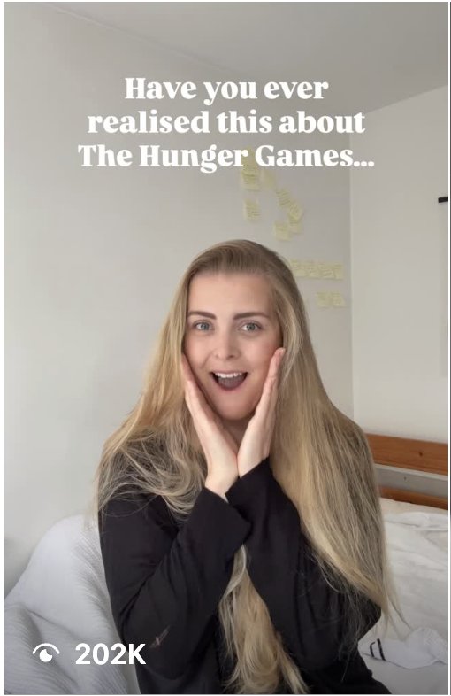 Reel: Have you ever realised this about The Hunger Games, 202K views